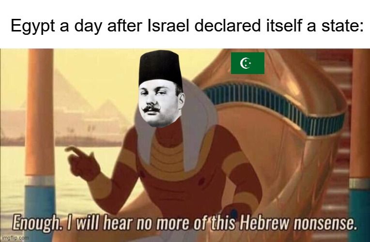 Farouk I was not keen on letting the Jews go and enjoy their new homeland