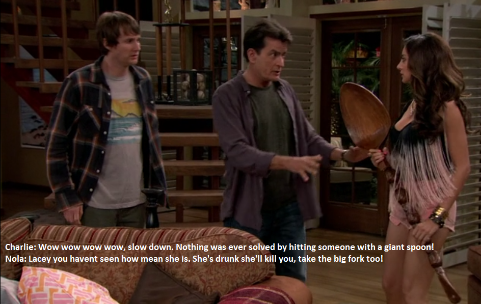 Giant spoons should not be used to kill people!