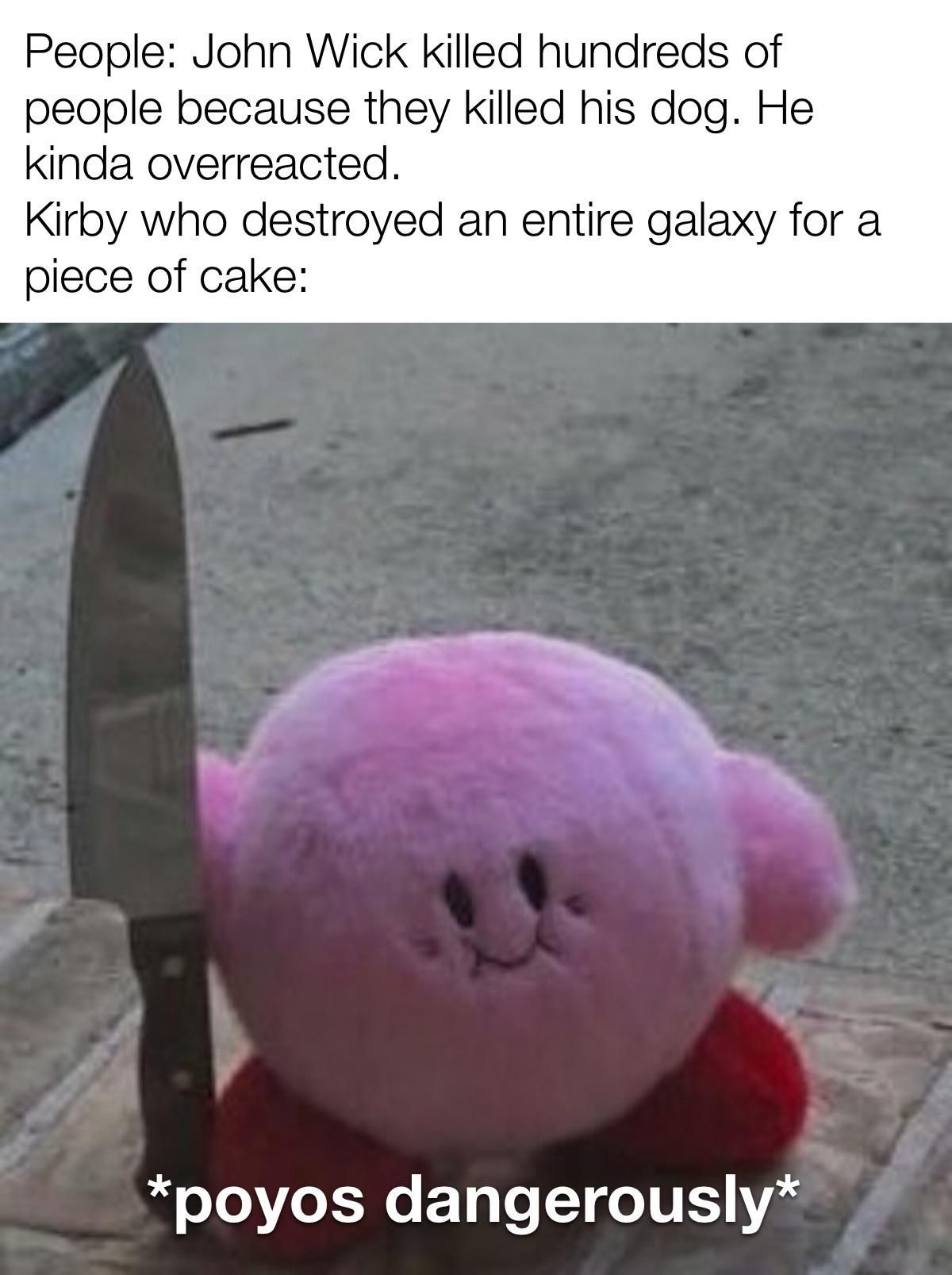 Oh ***, he’s got a knife