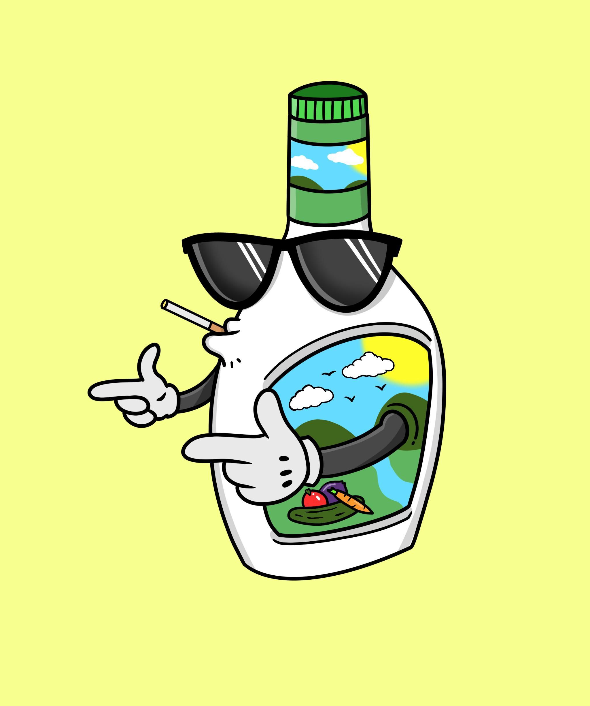 A bottle of Cool Ranch I drew today. Thanks for looking