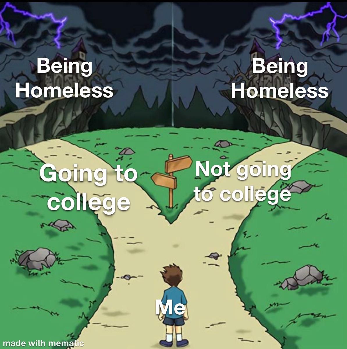 Go to college kids