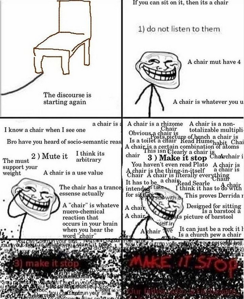 This is why you don't study philosophy.