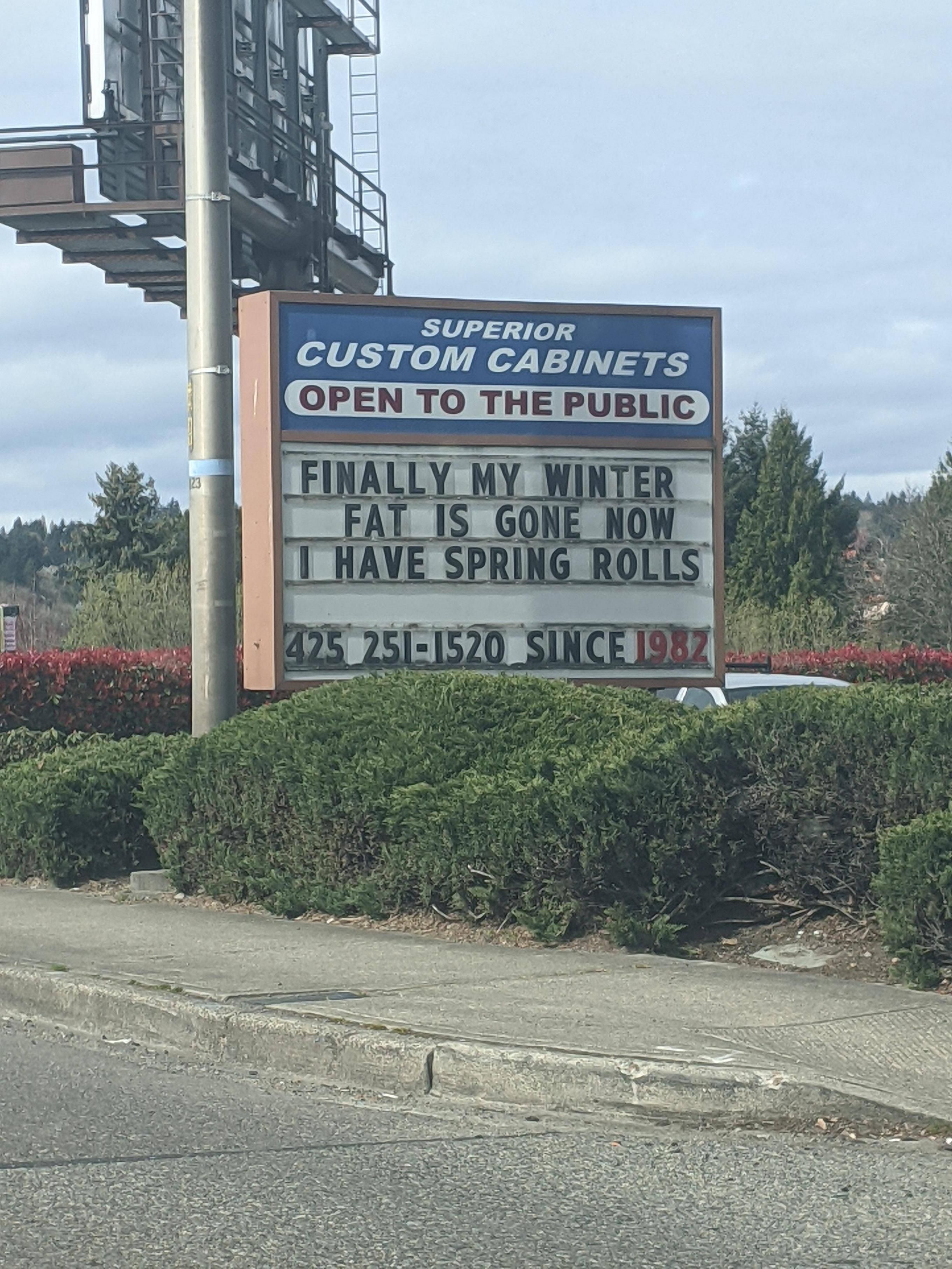 Found this in front of a local store in Renton, WA.
