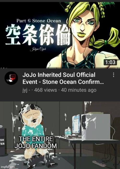 Stone Ocean anime just got announced (yes this is real)