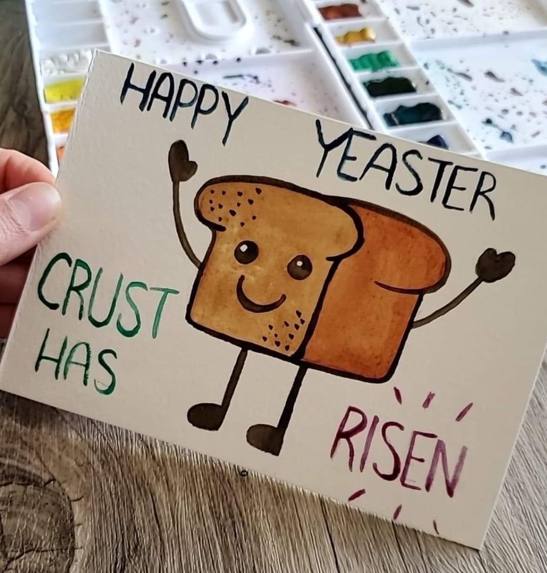 My sister's Easter card this year