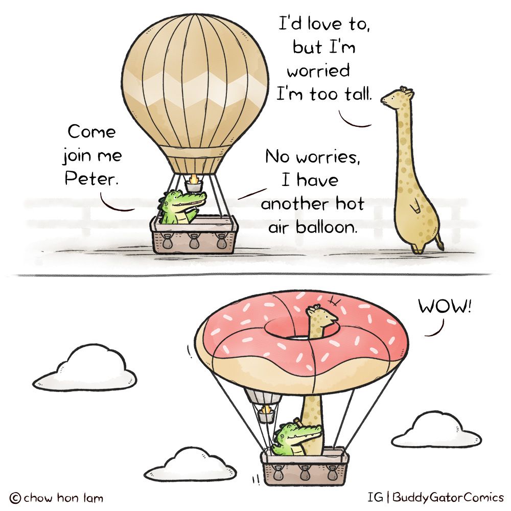 Buddy Gator - Hot Air Balloon