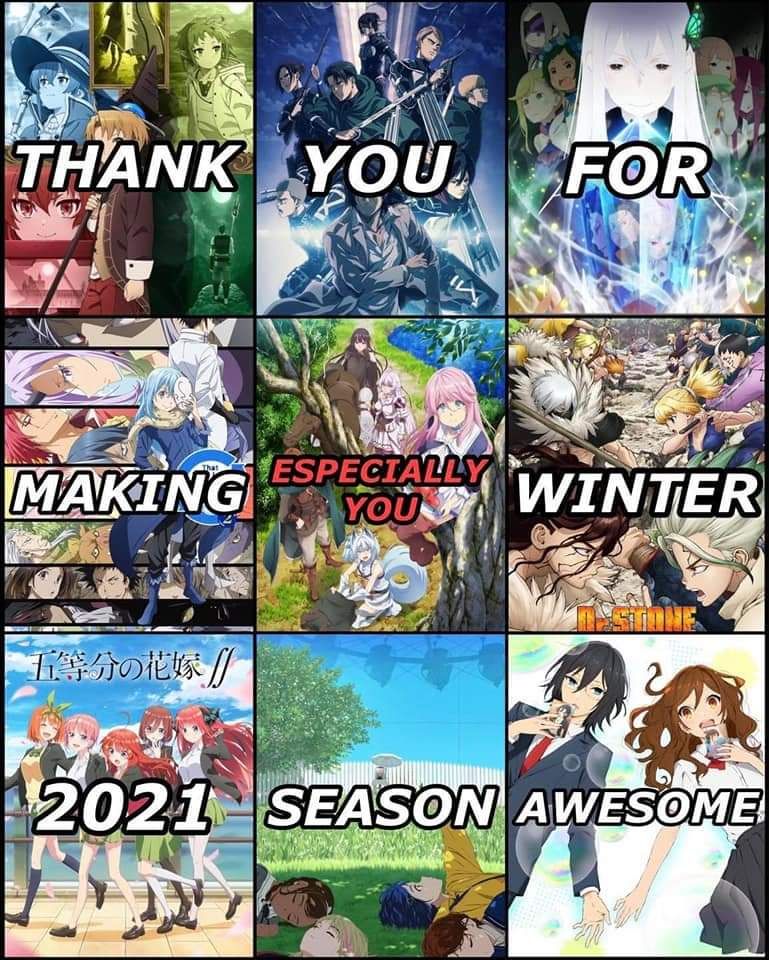What a season this was for anime