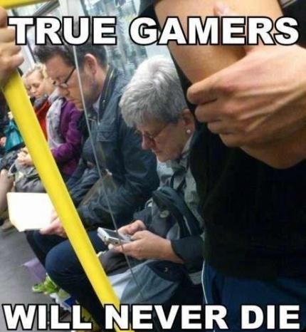 Respect to true gamers !