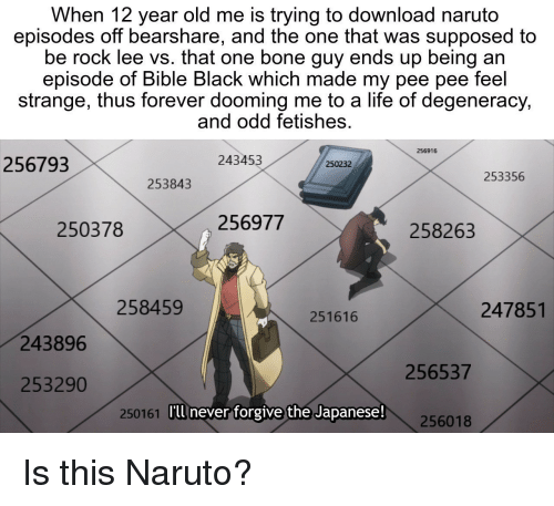 The degeneracy already started with Naruto though.