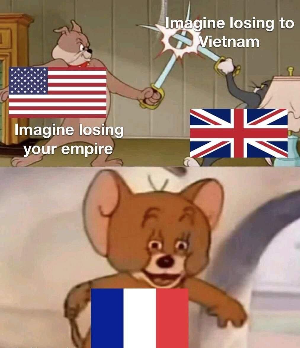 imagine not having lost a single war