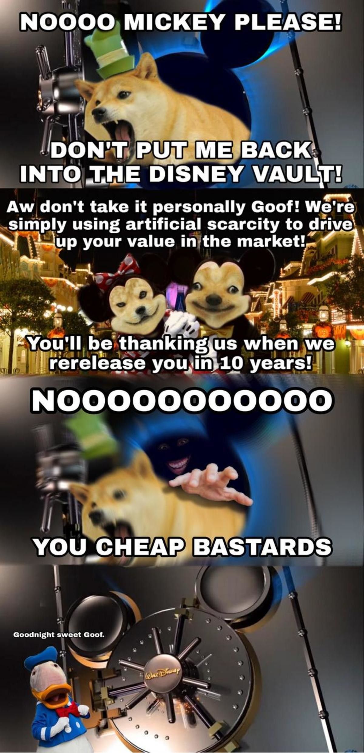 Disney is a cruel master