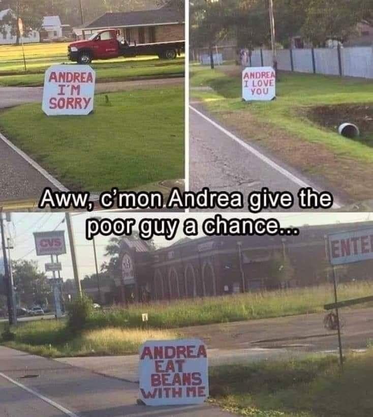 take him back Andrea