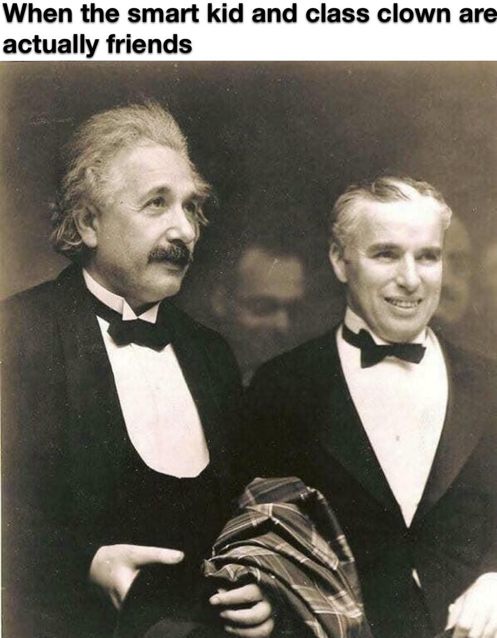 The person on the right is Charlie Chaplin btw