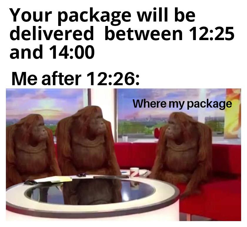 I want my package