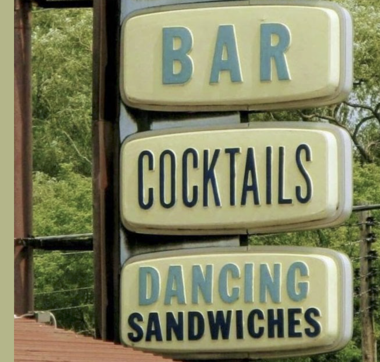 Come for the drinks... Stay for the dancing sandwiches.