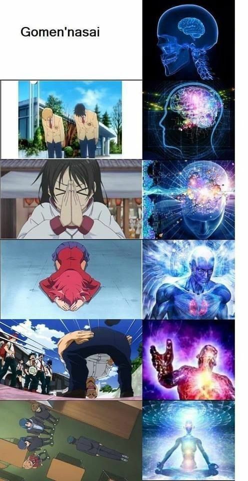 Anime apologies