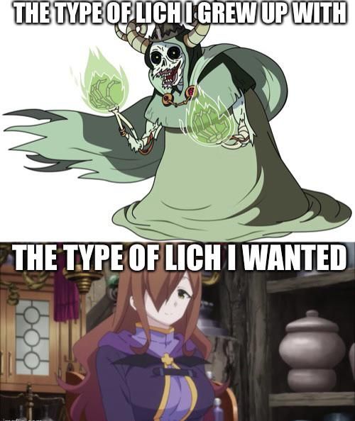 “Mom can we have a lich?”