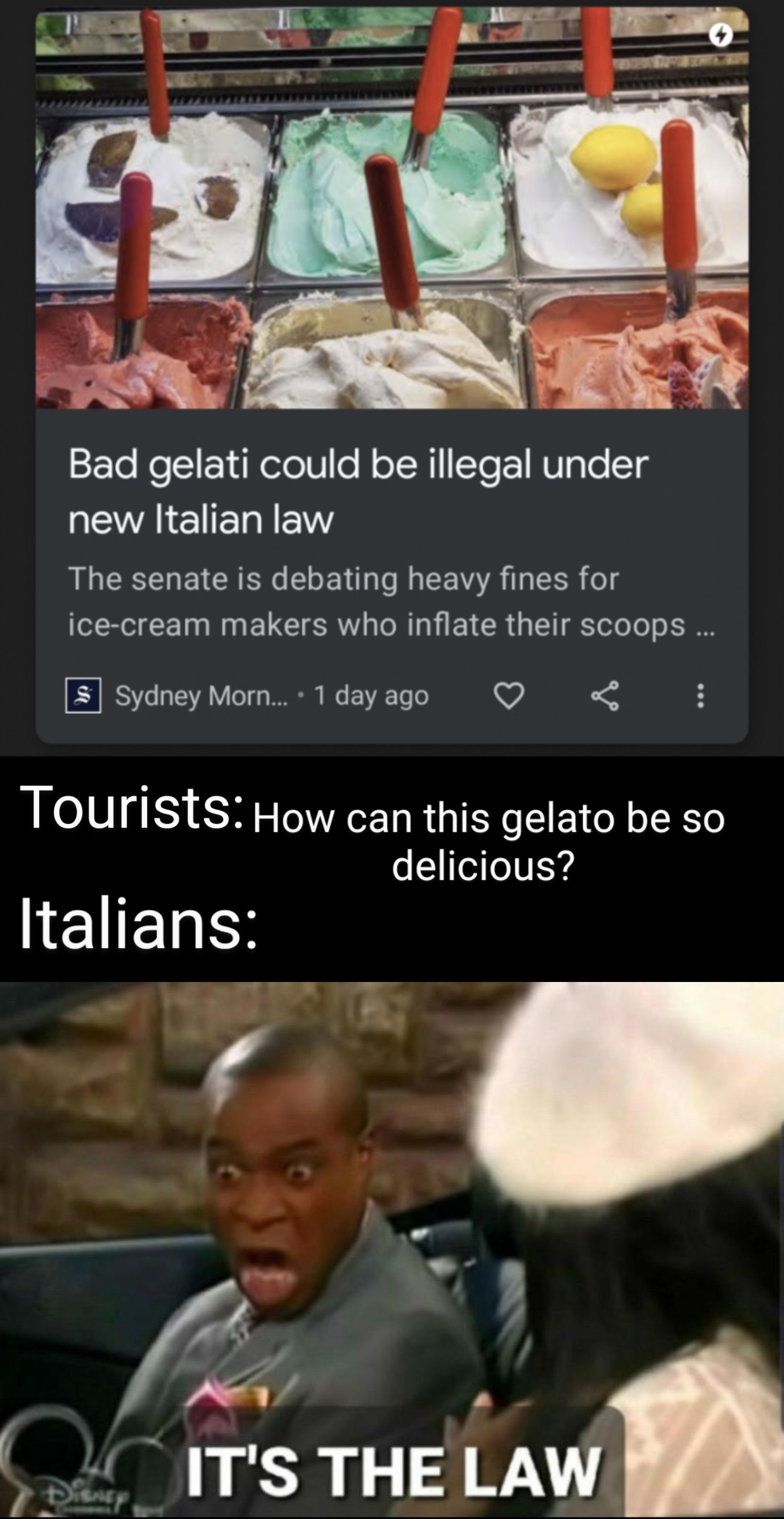 You know, i'm something of a italian myself