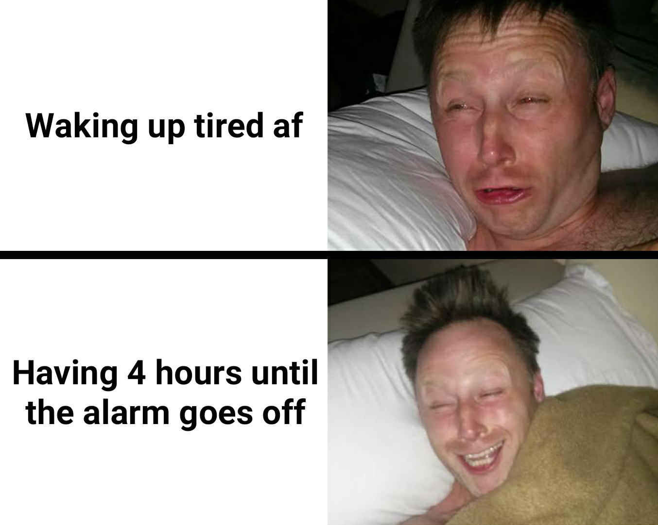 And you wake up tired anyway