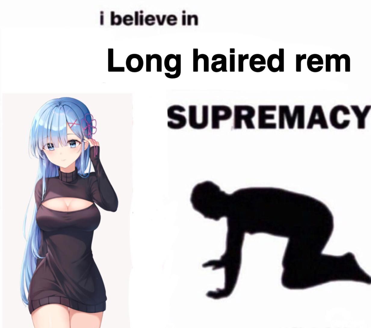 Rem with long hair