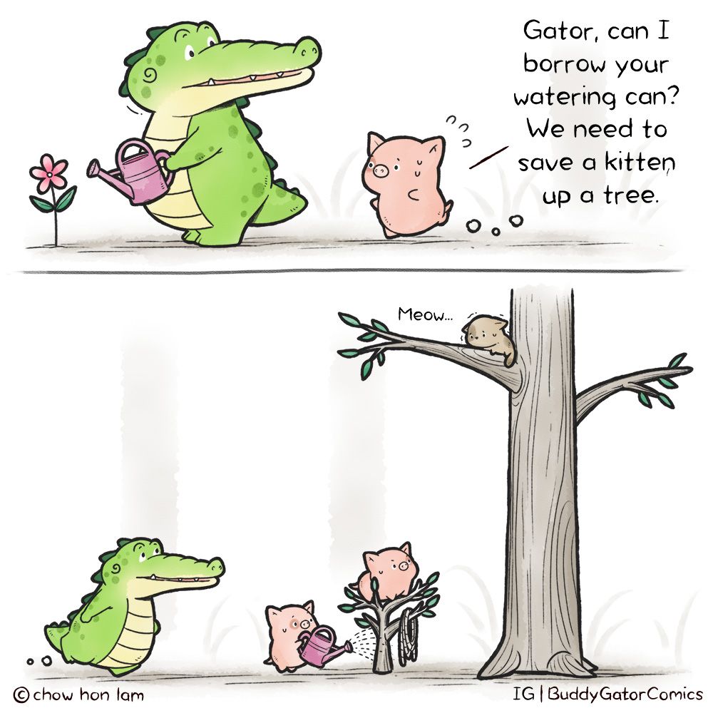 Buddy Gator -Growing A Plant