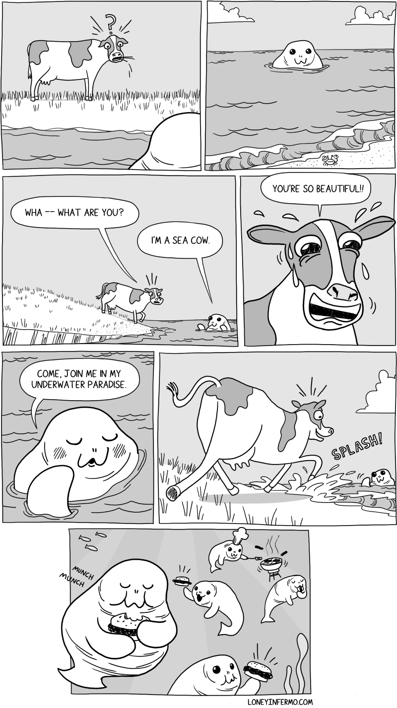 Don't trust sea cows