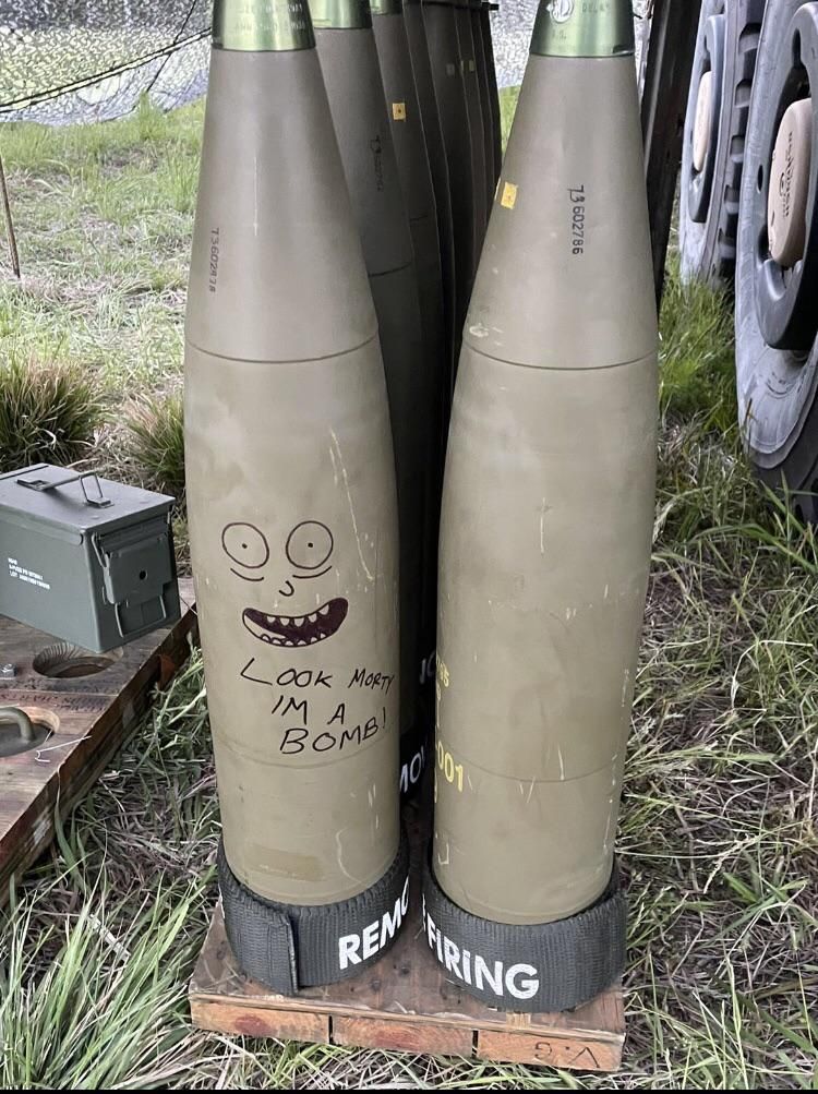 My brother works with bombs. He sent me this
