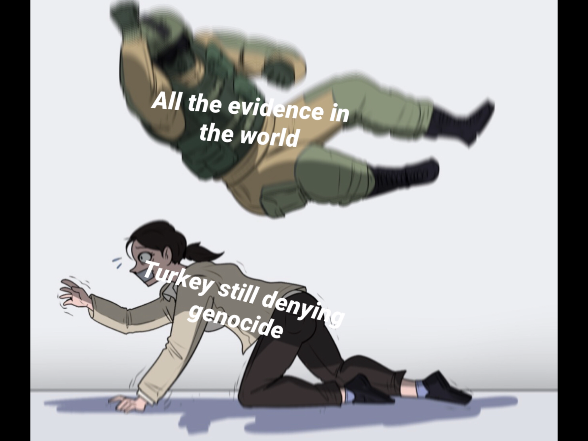 Stop denying when the evidence says otherwise