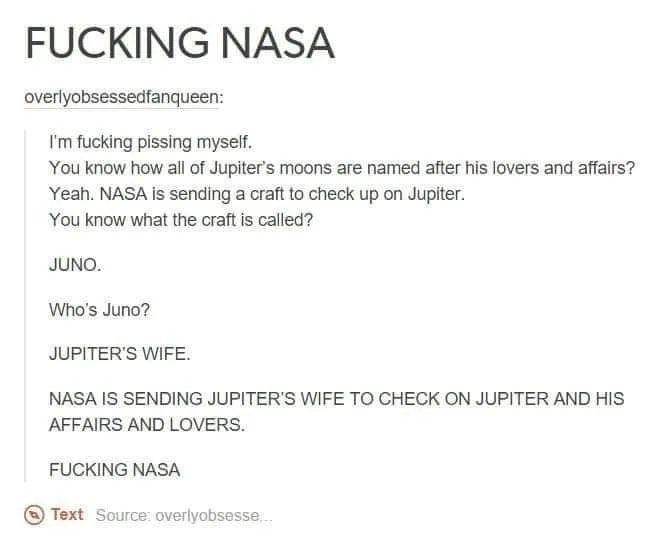 Don't ever change NASA