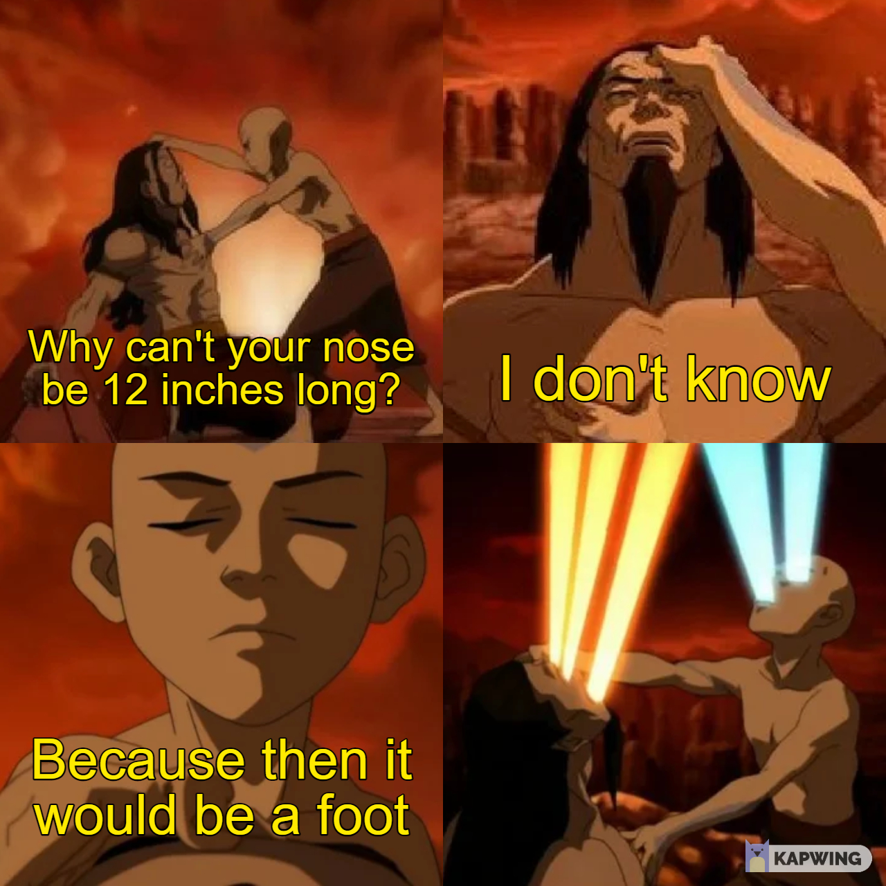 Oh! In that case, I have 3 feet