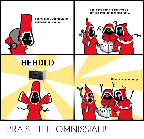 Start the microwave with religious intent