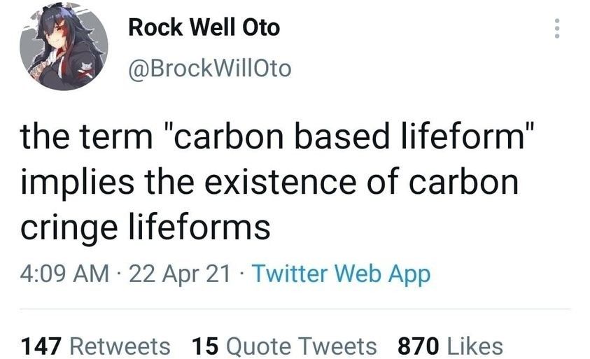 carbon cringe