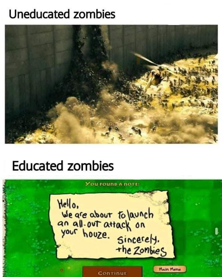 Good zombies.