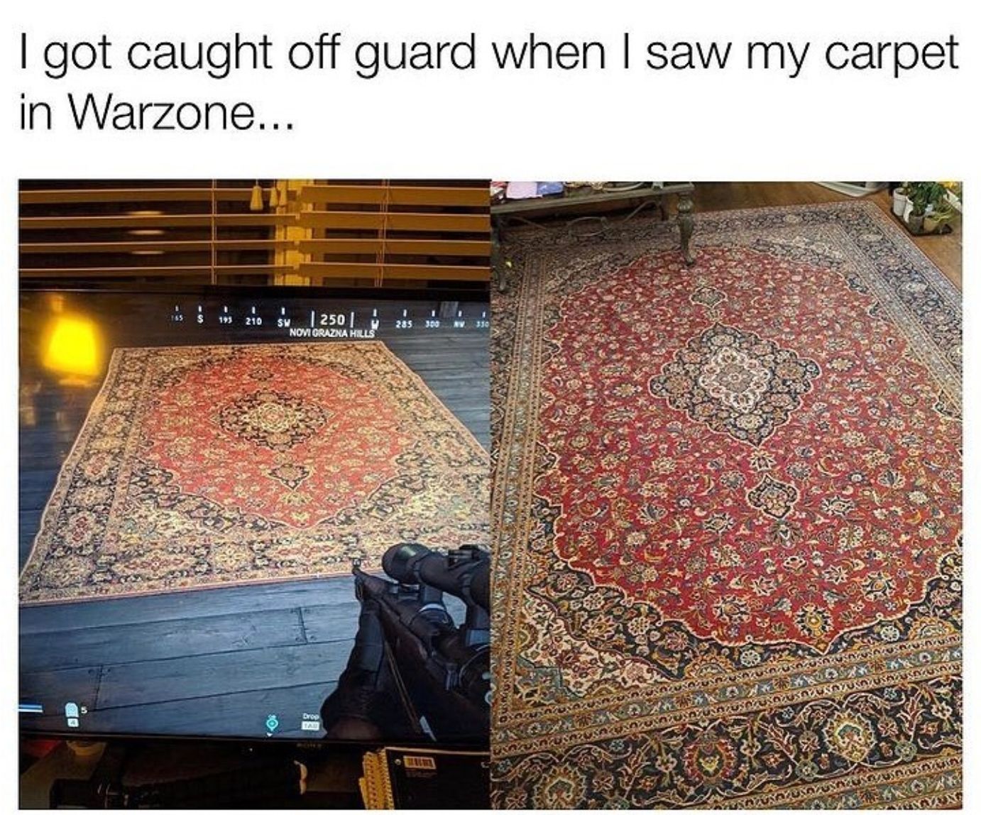 I also have that carpet