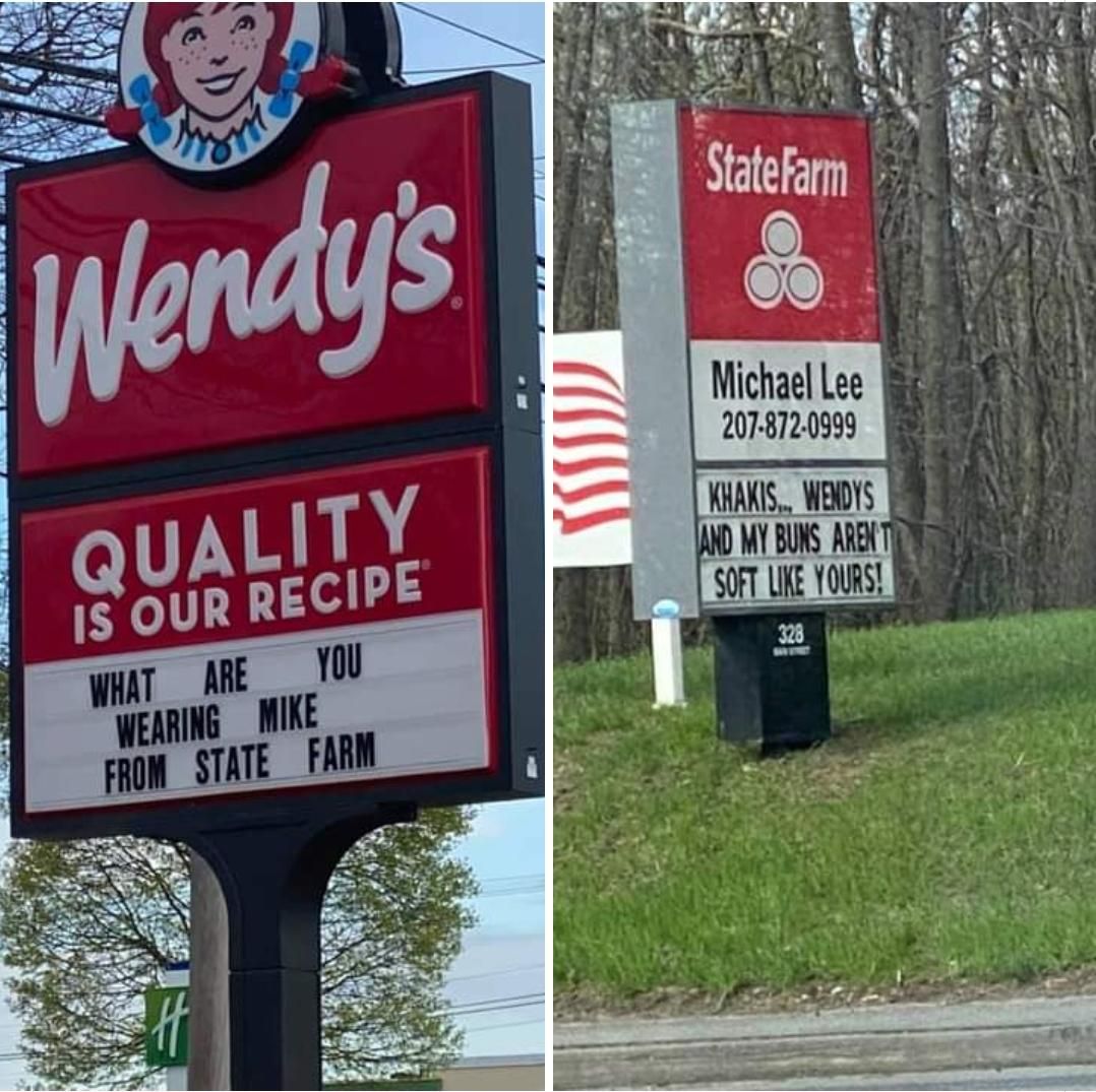 Mike from State Farm has some tight buns.