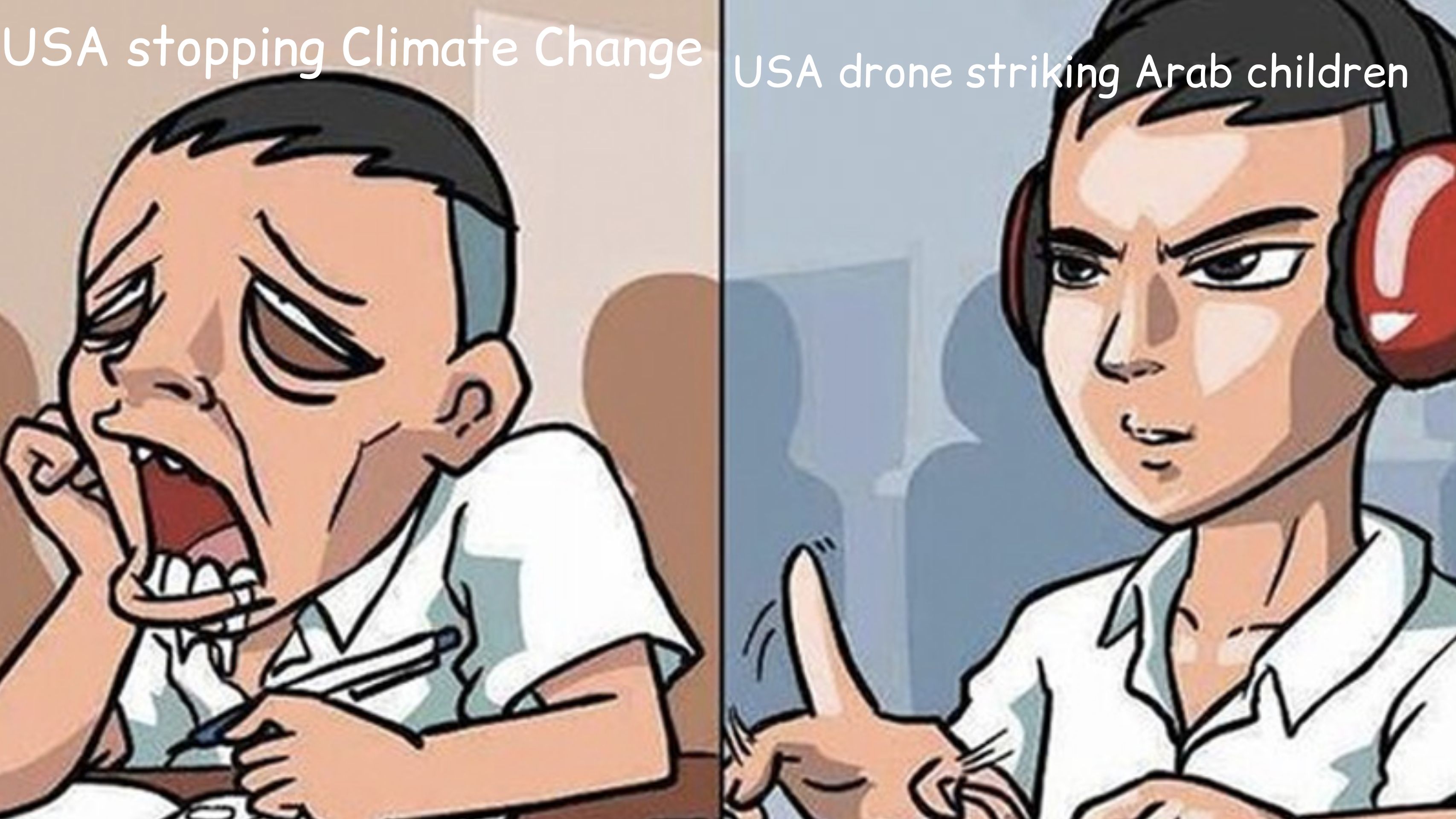 Just drone strike the climate