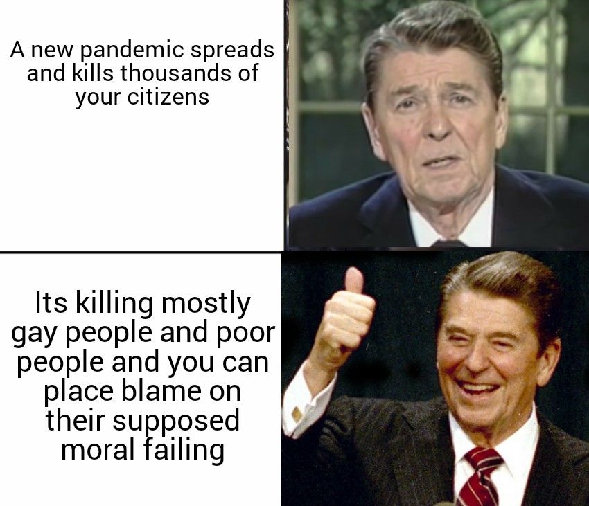Reagans response to AIDS was not incompetence it was intentional malice