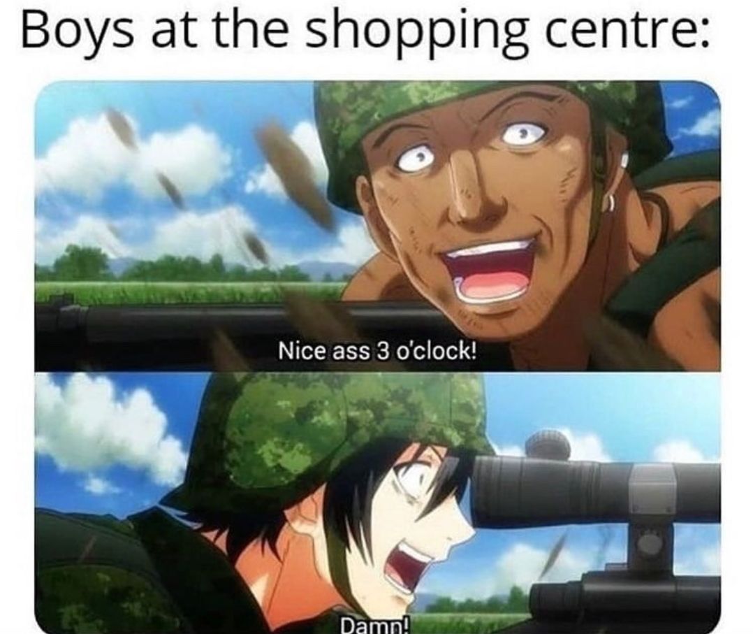 Boys at shopping centre