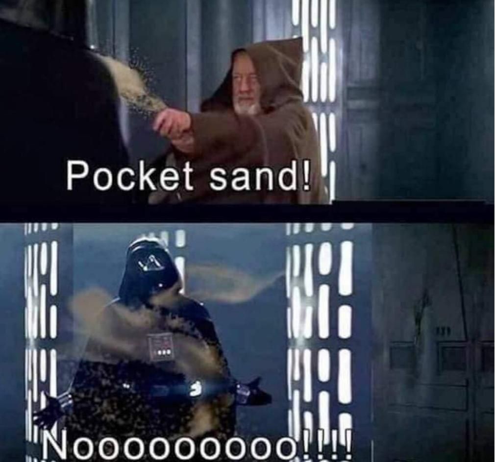 I hate sand etc