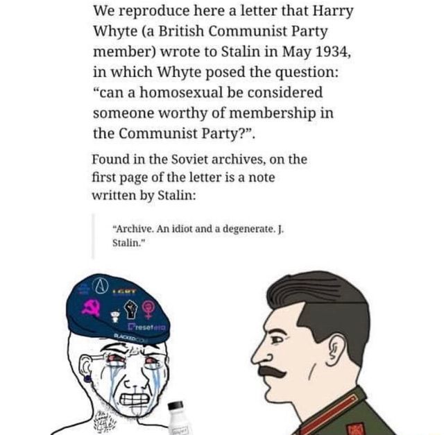 Stalin was more based than I knew. Why did you not tell me @dez?
