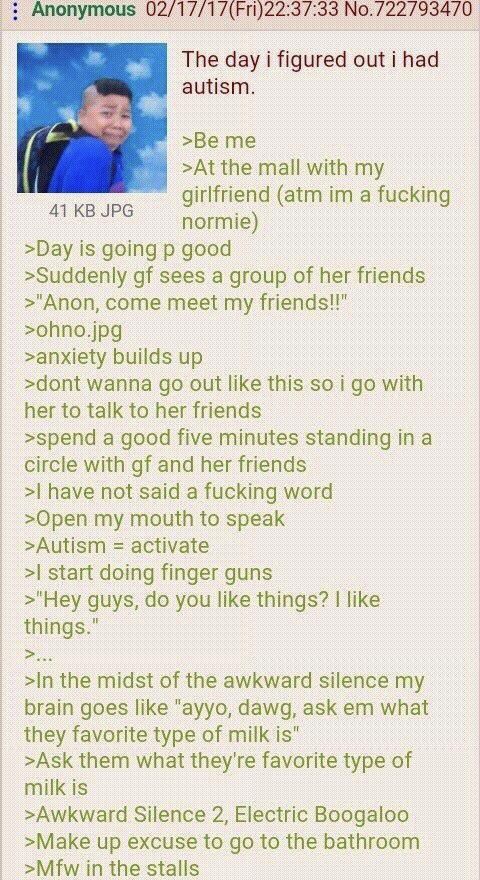 Anon changes the topic