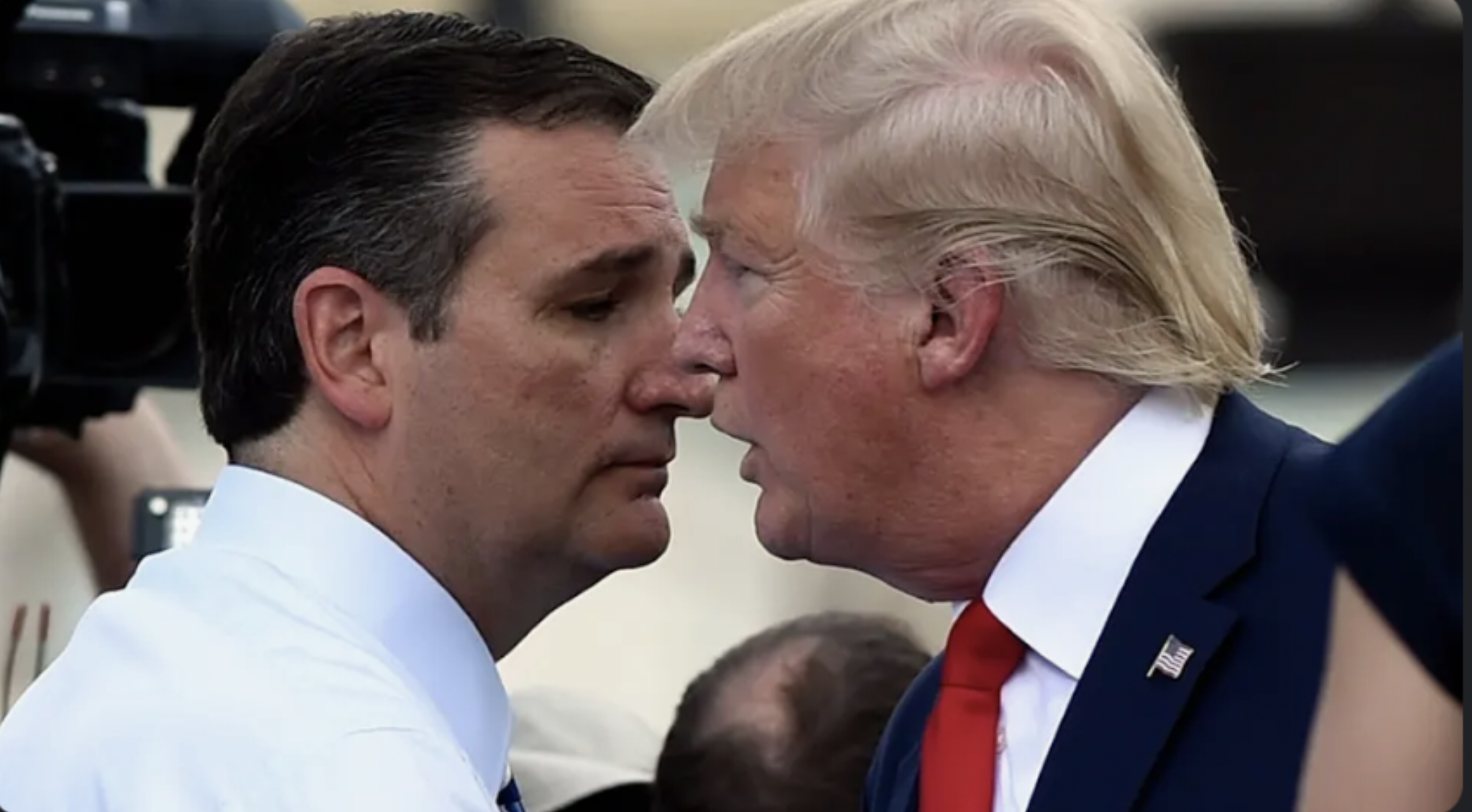 May 17th, 2004 Mr. Ted Cruz and Mr. Donald J Trump tie the knot in the first legal same-sex marriage.