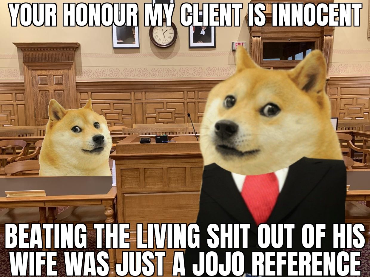 Is this meme a JoJo reference?
