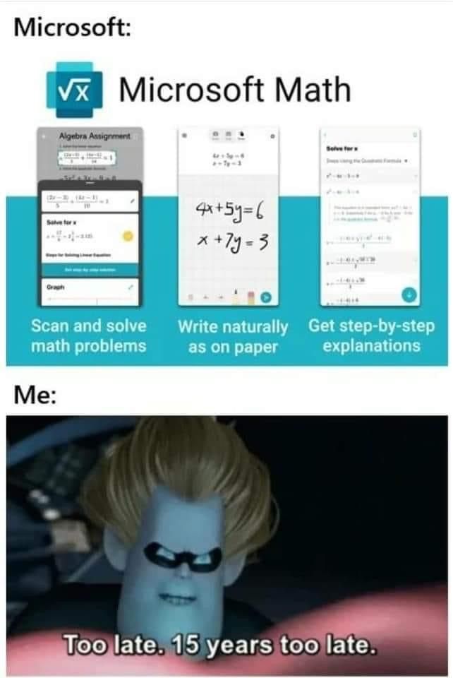 You had your chance of greatness