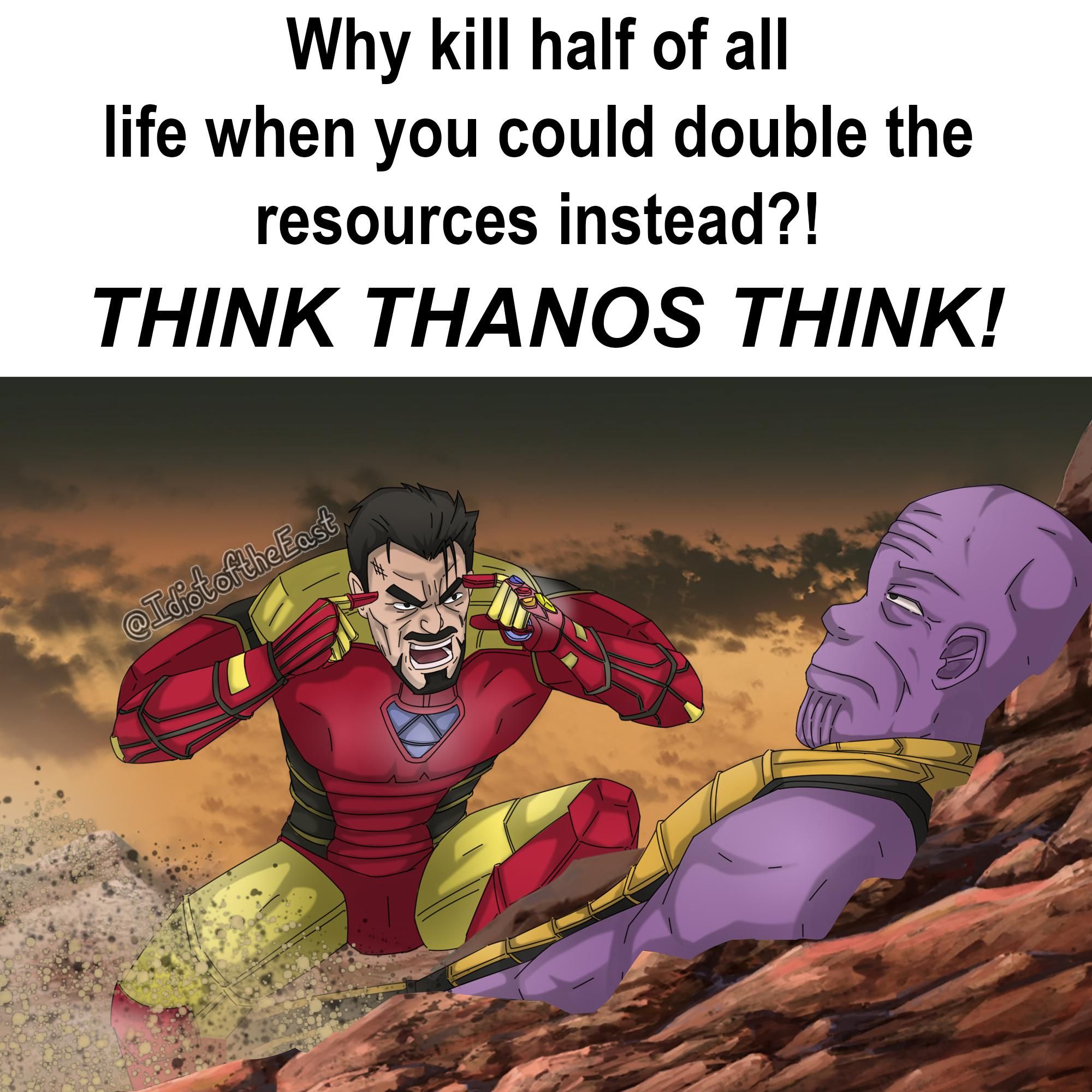 Thanos did it for Death