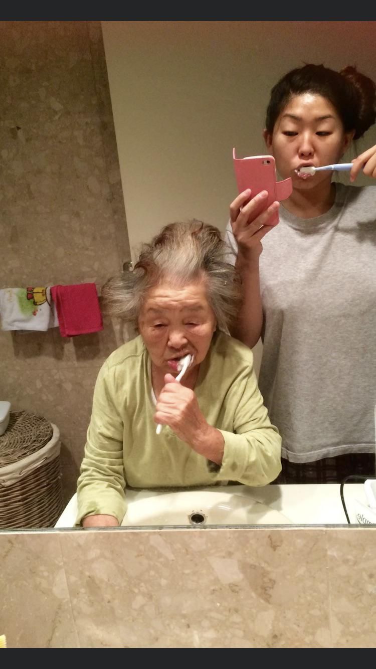 My grandmother goes into dragonball z super saiyan mode when she brushes her teeth. The toothpaste activity triggers it lol
