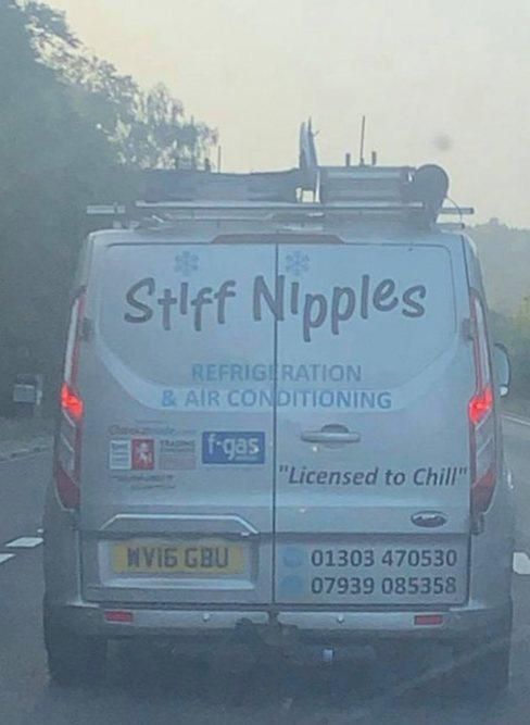 Saw this on the way home from work today. Not sure if it's adult humour or genius branding.
