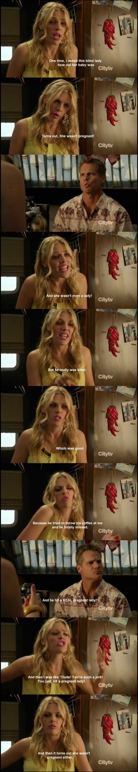 So she was a he and then...