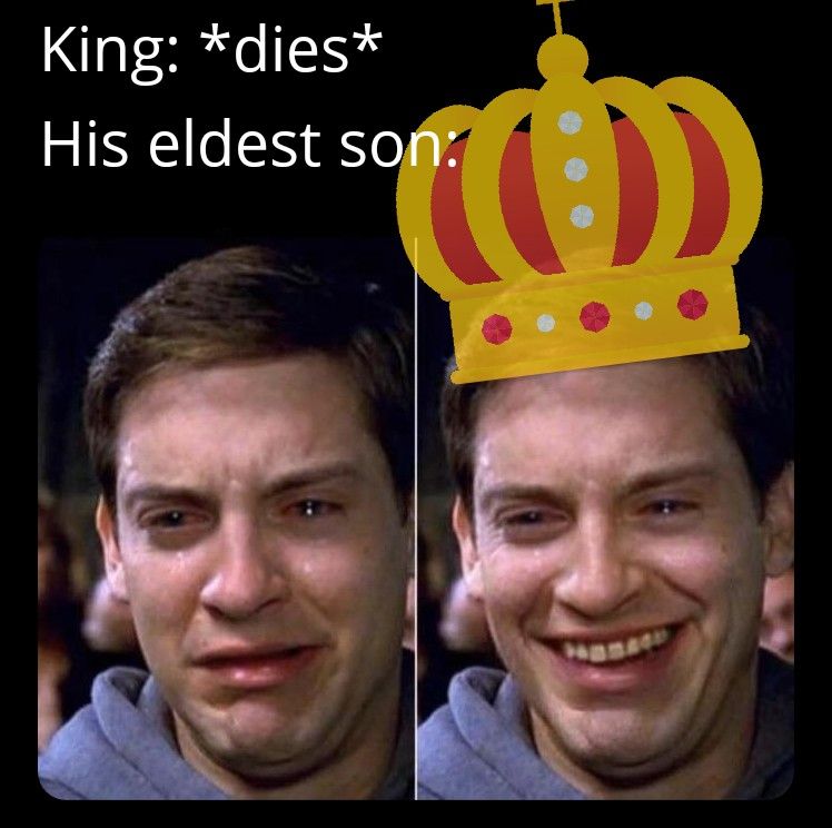 That's very sad...now give me the crown