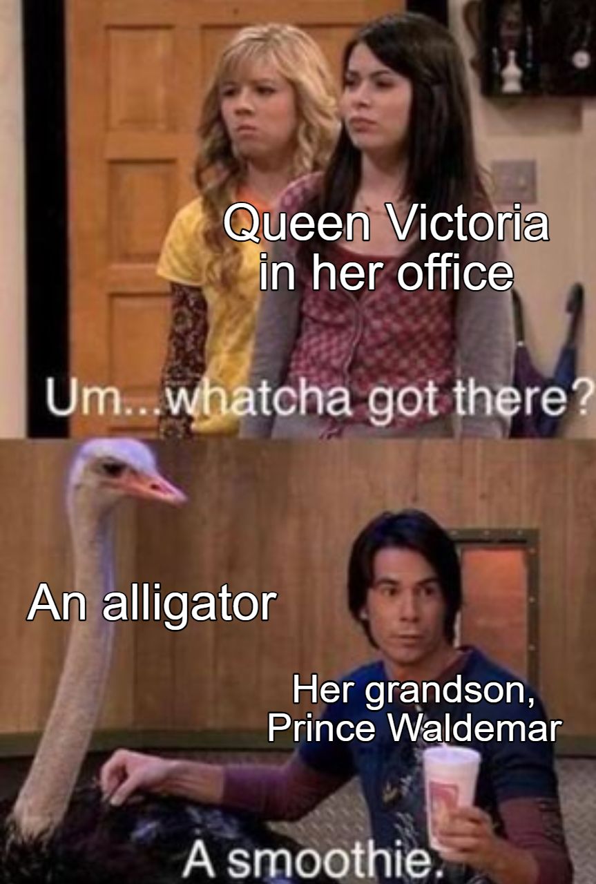 It was his pet alligator